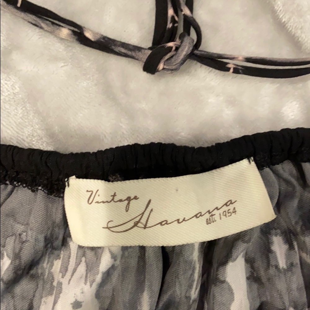 Vintage Havana tie dye flowy shirt - Picture 2 of 3